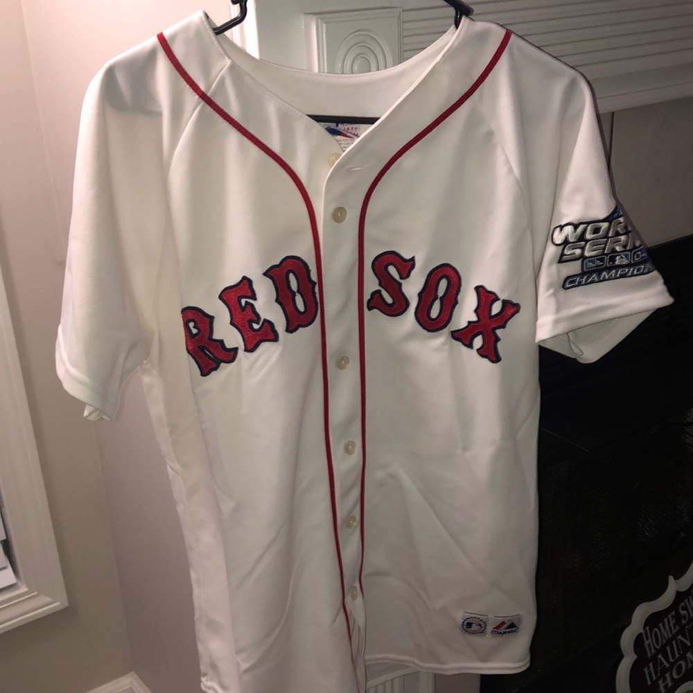 Boston Red Sox Authentic 2004 World Series Champ jersey #38 (Curt Schilling)